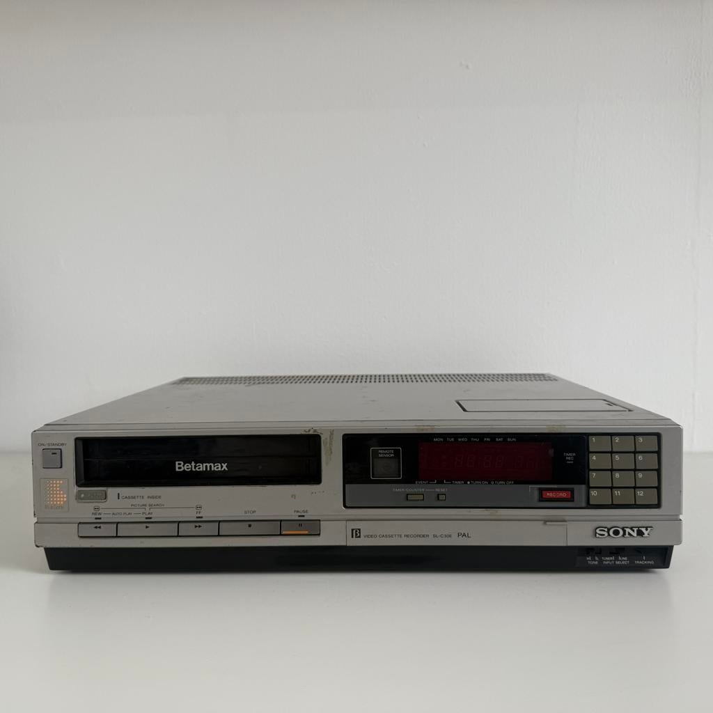 Sony Betamax SL-C30E – Vintage klassieker met karakter, Ophalen of Verzenden, Zo goed als nieuw