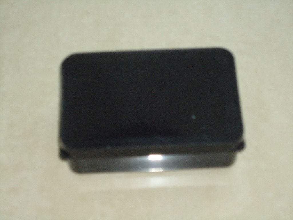 zeepdoosje zwart 10  x 6.5 x 3  plastic, Ophalen of Verzenden, Zo goed als nieuw, Zwart, Overige typen