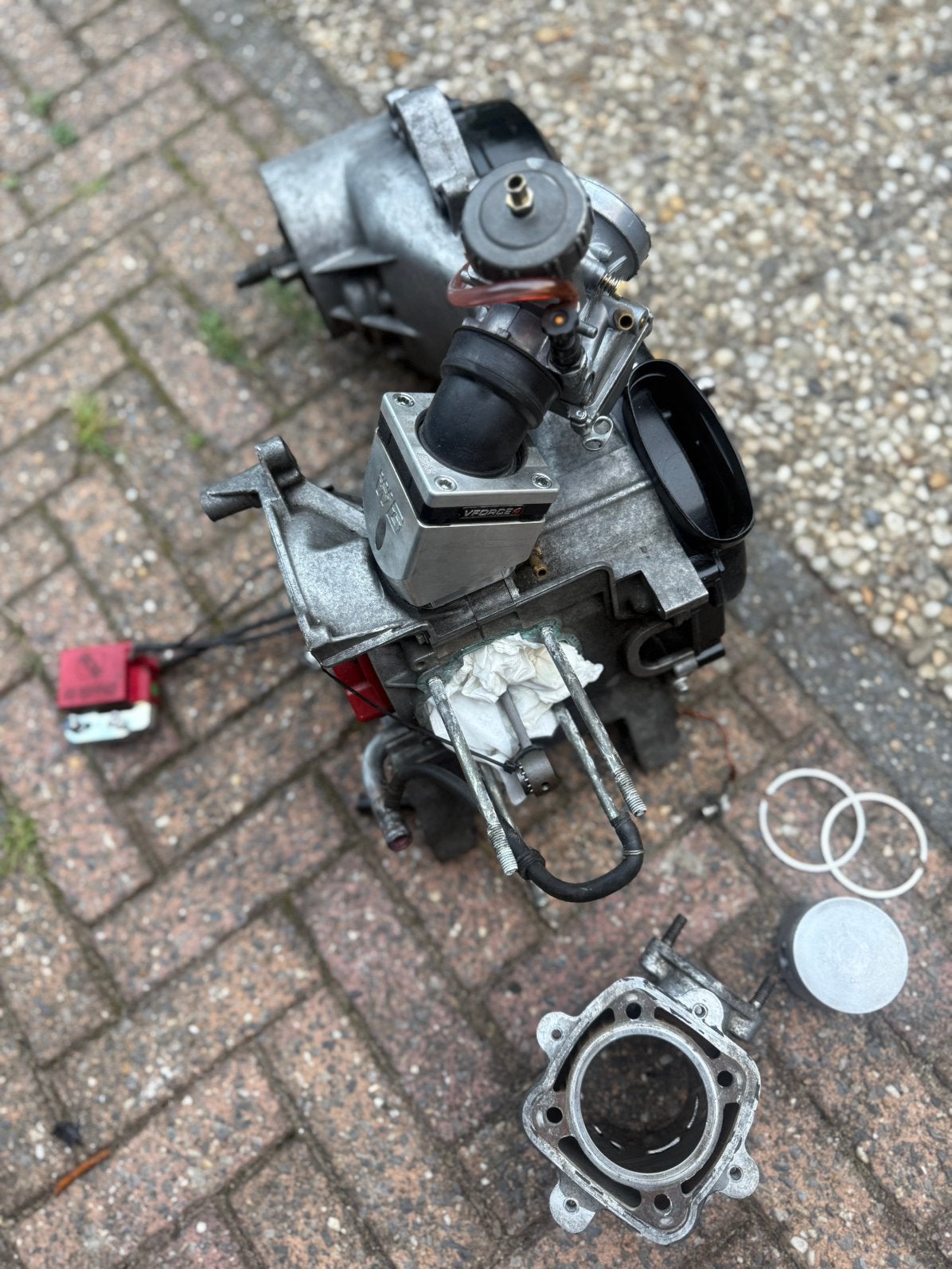 180cc motorblok gilera runner lc sd 10inch, Ophalen, Zo goed als nieuw, Blok