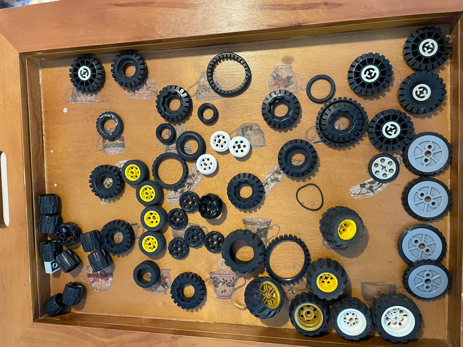 Lego technic wielen, Ophalen of Verzenden, Gebruikt, Accessoire, Lego