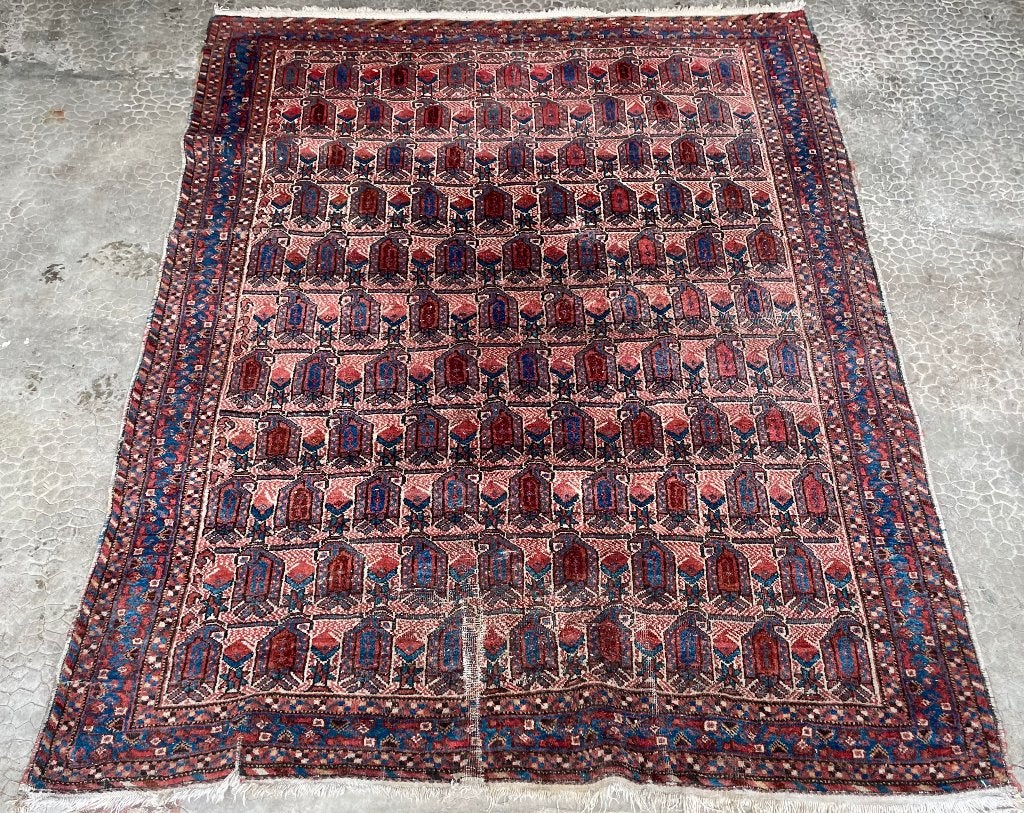 Oud Perzisch tapijt, Ophalen, Gebruikt, 100 tot 150 cm, 200 cm of meer