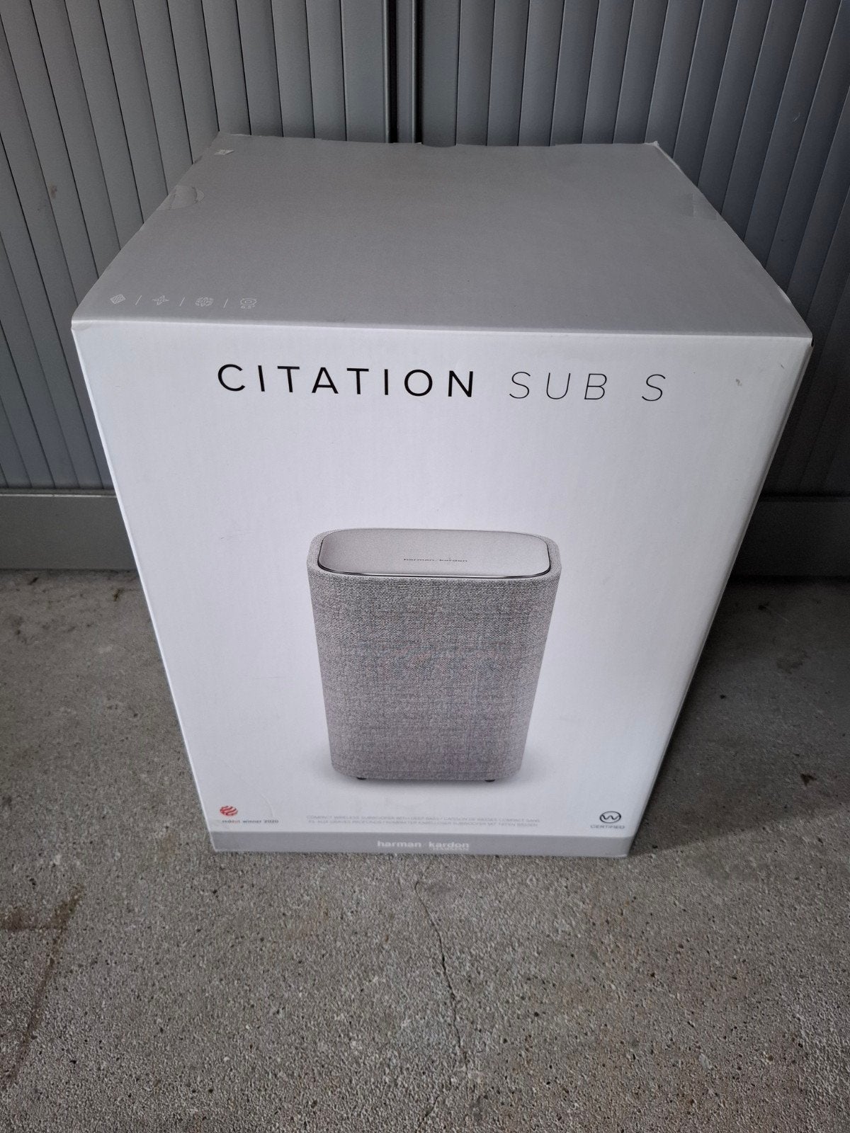 Gloednieuwe Harman Kardon Citation Sub S subwoofer te koop!, Audio, Tv en Foto, Luidsprekers, Subwoofer, Nieuw, 120 watt of meer