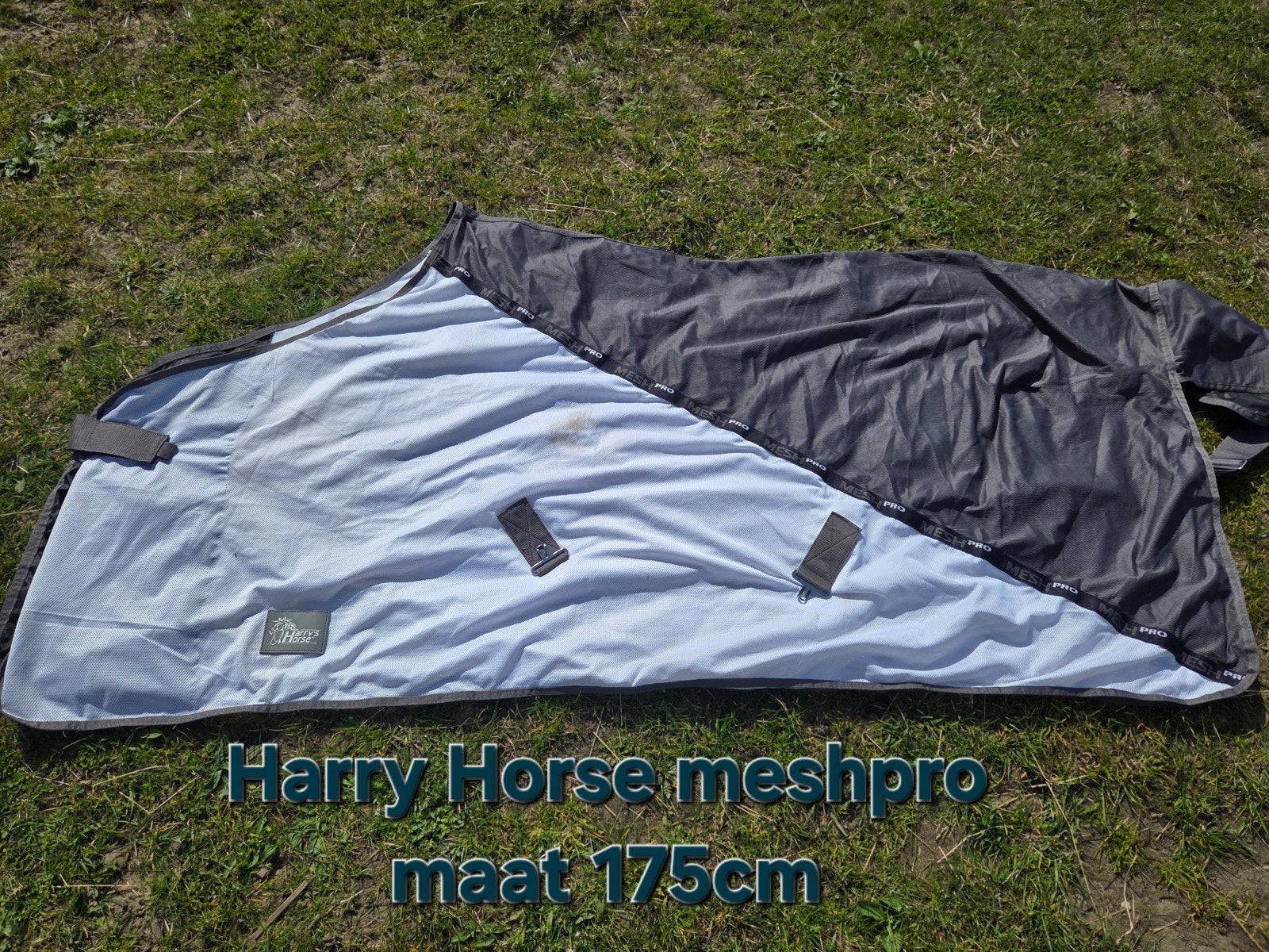 Vliegendeken HarryHorse 175cm, Dieren en Toebehoren, Paarden en Pony's | Dekens en Dekjes, Ophalen of Verzenden, Zo goed als nieuw