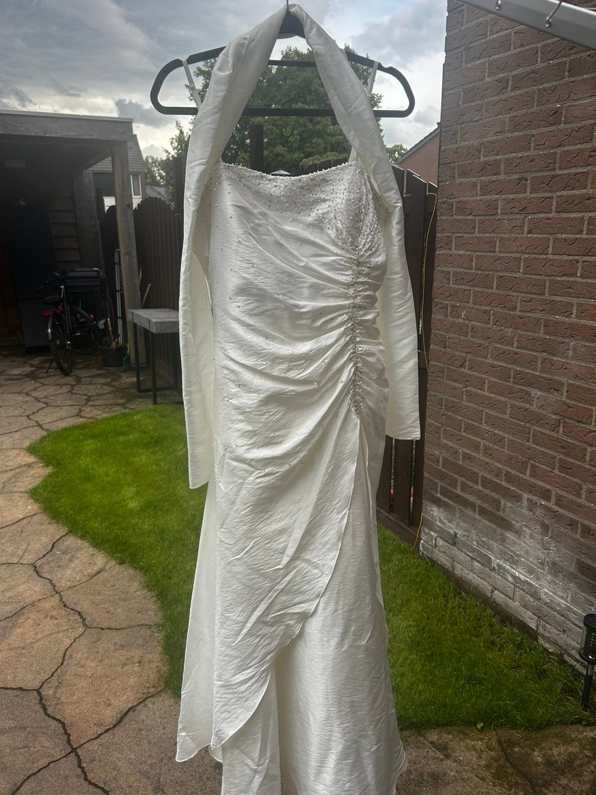 Witte trouwjurk/galajurk maat 38-40-42, Kleding | Dames, Ophalen of Verzenden, Zo goed als nieuw, Wit, Trouwjurk