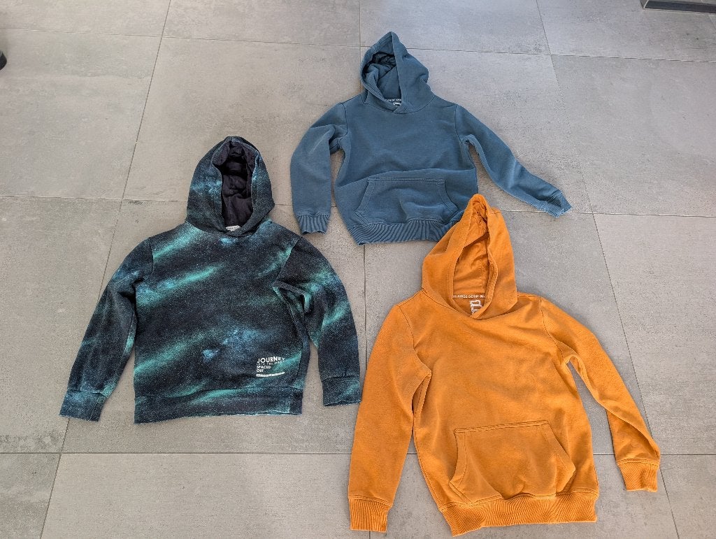 3 Hoodies/sweaters Blue Ridge - Maat 134-140 - ZGAN, Jongen of Meisje, Trui of Vest, Ophalen of Verzenden, Zo goed als nieuw