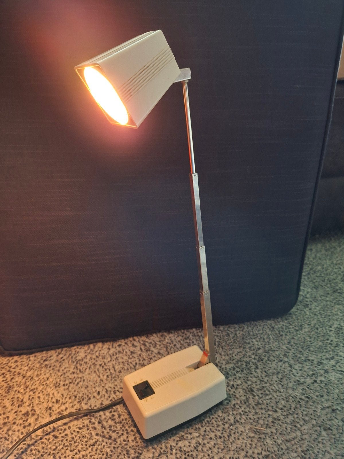 Vintage Eichhoff Werke telescopische bureaulamp jaren 70, Gebruikt, 50 tot 75 cm, Metaal, Vintage, Retro