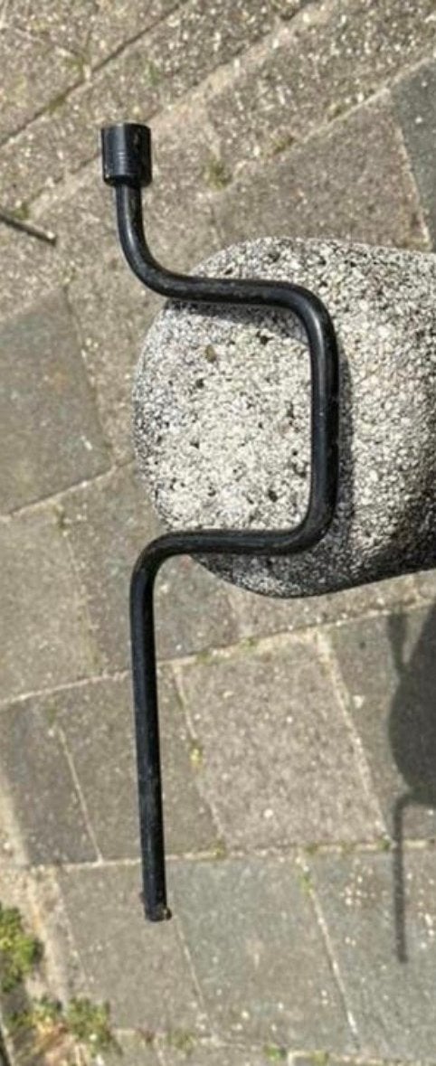 schaarkrikslinger wielsleutel 17, Auto diversen, Ophalen of Verzenden, Gebruikt