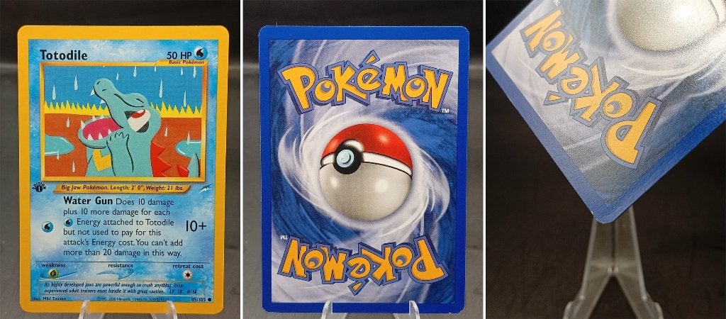 Totodile Neo Destiny 1st edition (NDE 85) - Excellent, Ophalen of Verzenden, Zo goed als nieuw, Losse kaart
