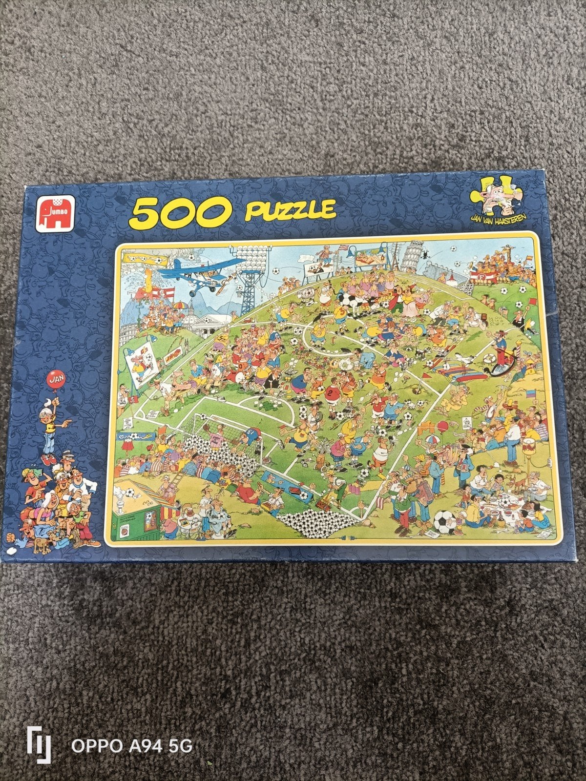 Jan van Haasteren 500 stukjes voetbal puzzel, Ophalen, Gebruikt