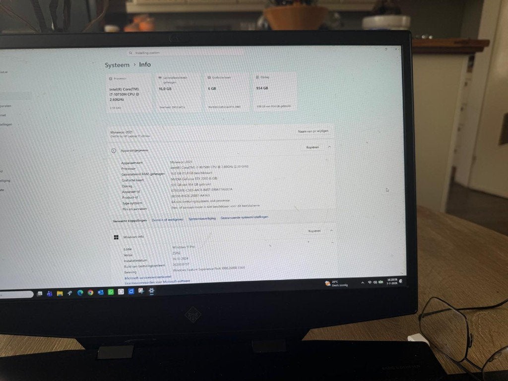 Een HP Omen Laptop, Computers en Software, Windows Laptops, Gebruikt, 17 inch of meer, SSD, 2 tot 3 Ghz, 16 GB, Qwerty, Met videokaart