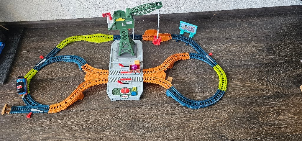 Thomas de trein Trackmaster Cranky Set, Ophalen of Verzenden, Zo goed als nieuw