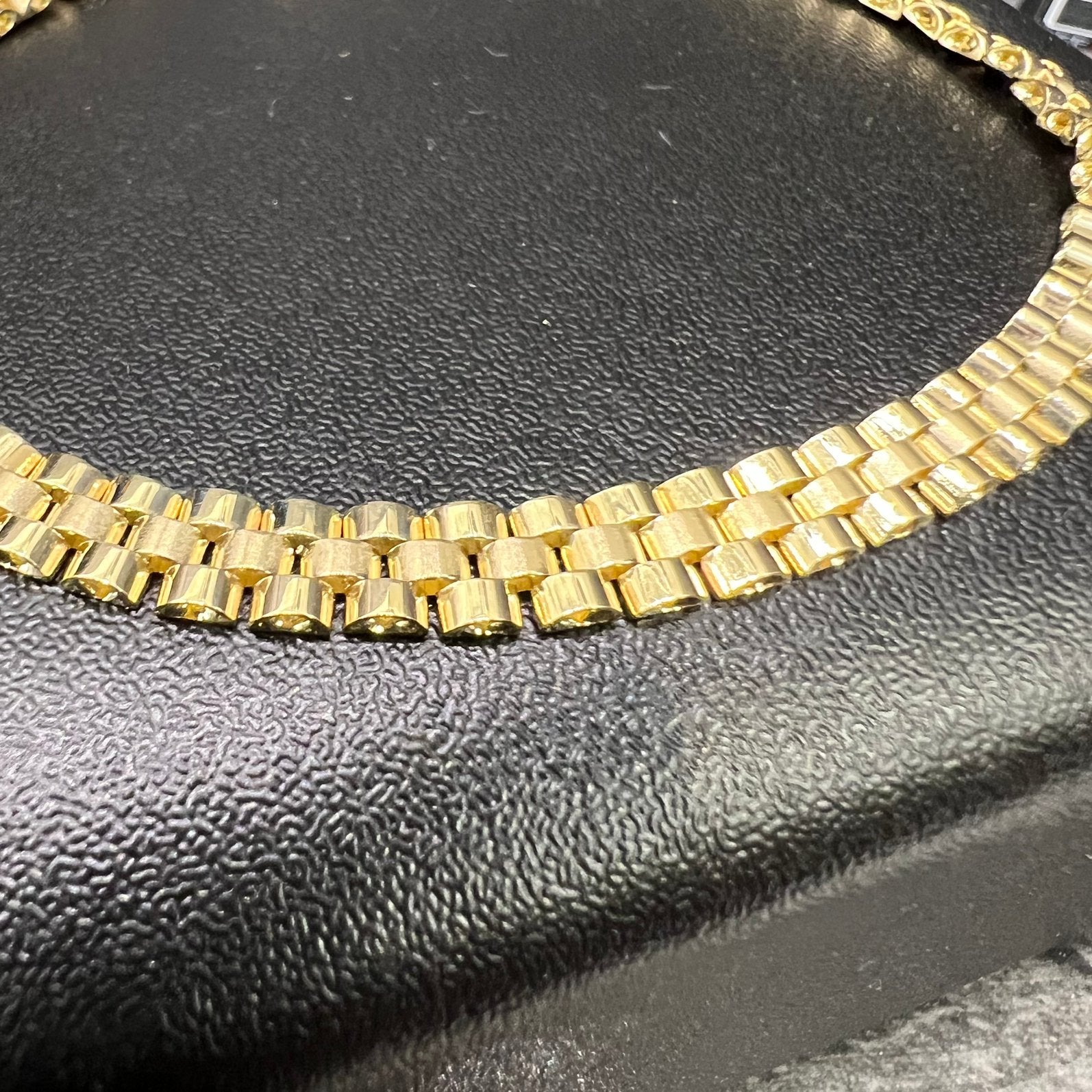14 karaat gouden armband rolex schakel, Sieraden, Tassen en Uiterlijk, Armbanden, Ophalen of Verzenden, Nieuw, Goud