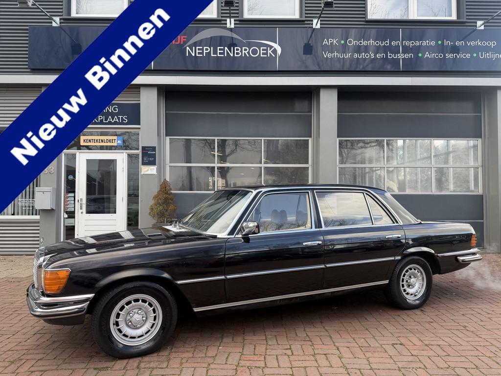 Mercedes-Benz S-Klasse 450 SEL V8 (1974) – Belastingvrij |, Automaat, Beige, 4520 cc, Zwart