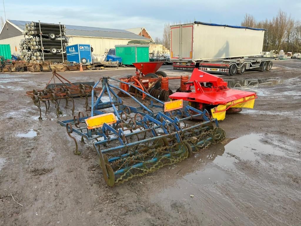 Triltand cultivator 270cm met verkruimelingsrollen, Doe-het-zelf en Verbouw, Gereedschap | Freesmachines, Gebruikt, Elektrisch