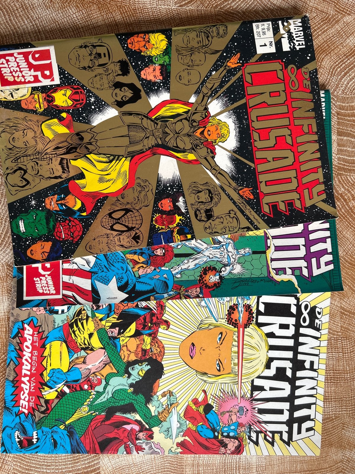Marvel De Infinity Crusade - Complete Serie (3 delen), Complete serie of reeks, Ophalen of Verzenden, Zo goed als nieuw