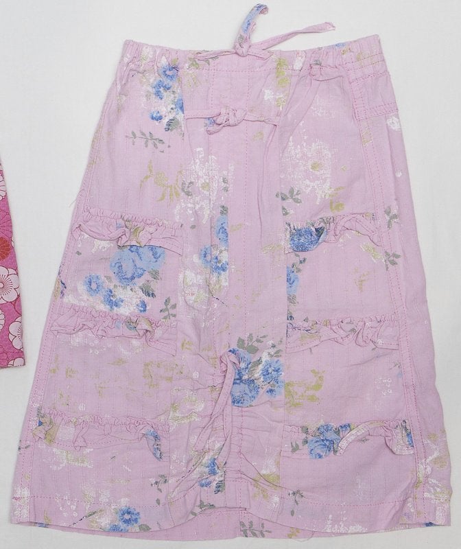 Cakewalk roze rok met bloemen maat 104 katoen, Ophalen, Meisje, Jurk of Rok, Cakewalk