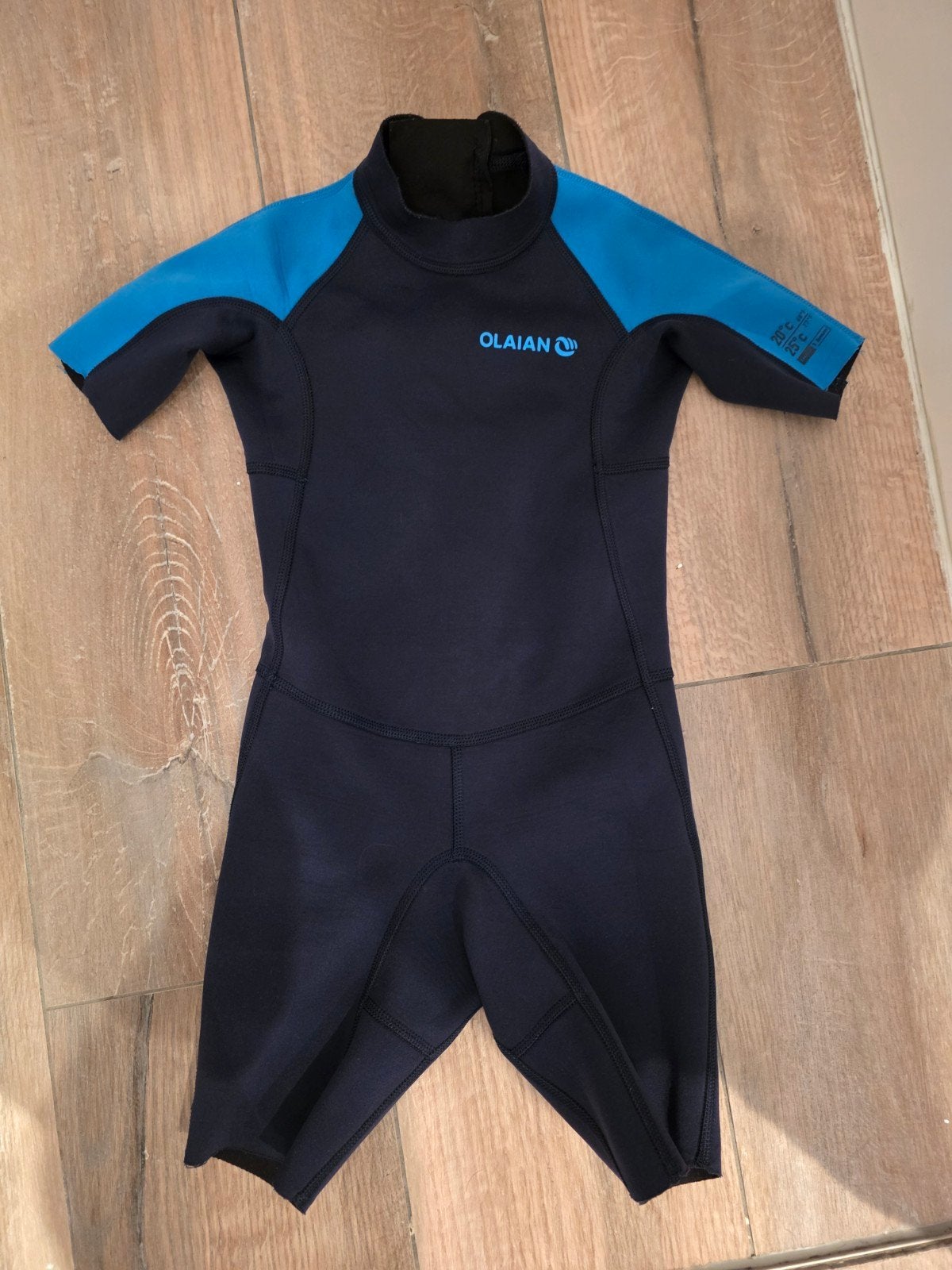 OLAIAN Kinder wetsuit 6 jaar - Blauw/Zwart, Ophalen of Verzenden, Gebruikt, OLAIAN, Jongen of Meisje