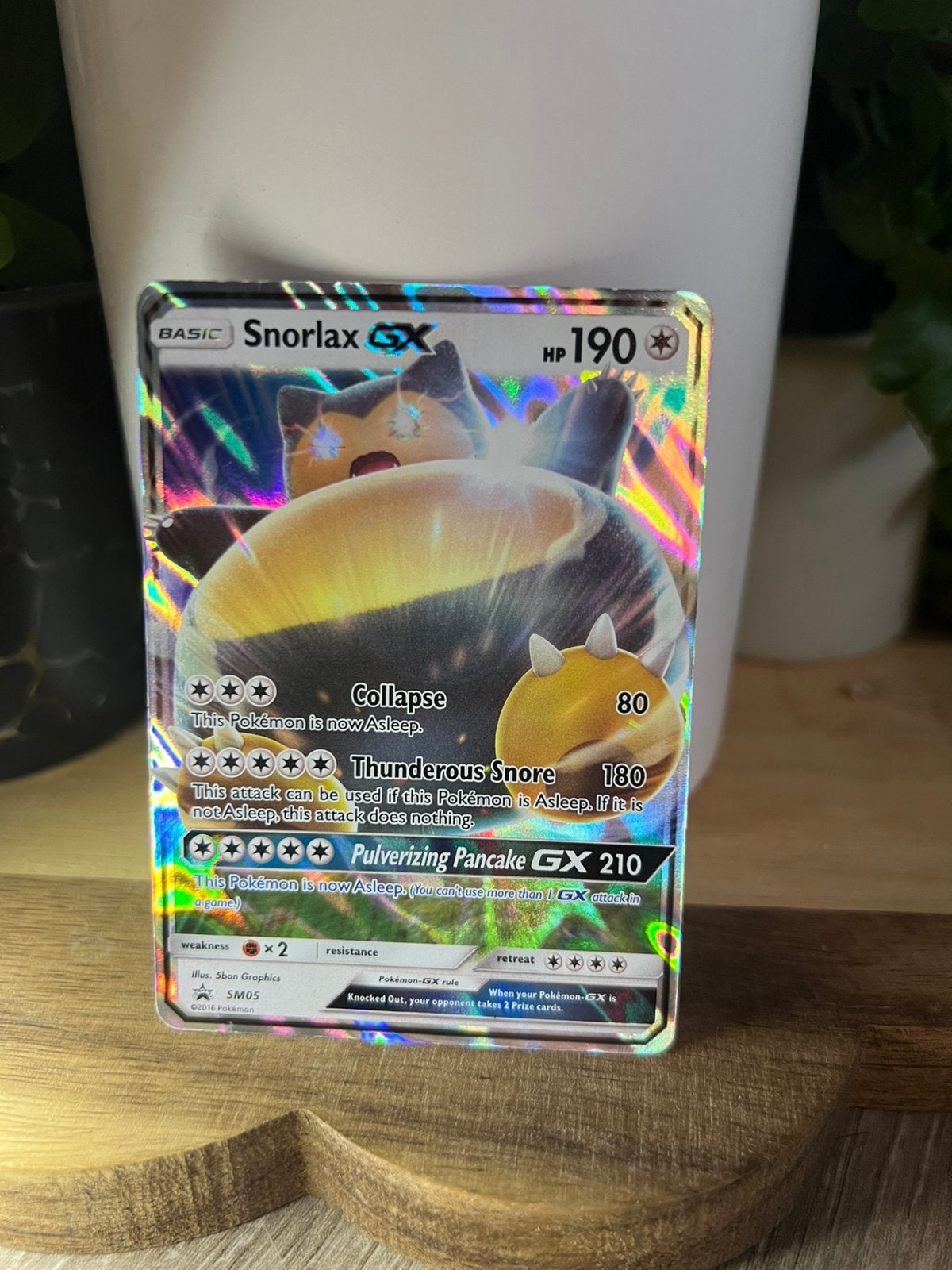 Snorlax gx sm05 Pokémon, Hobby en Vrije tijd, Verzamelkaartspellen | Pokémon, Ophalen of Verzenden, Zo goed als nieuw, Losse kaart