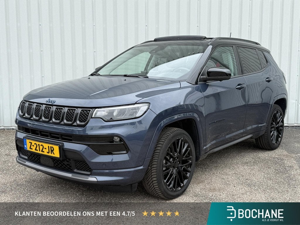 Jeep Compass 4xe 240 Plug-in Hybrid Electric S | 84% SOH | L, Auto's, Jeep, 4 cilinders, Met garantie (alle), Blauw, Bedrijf