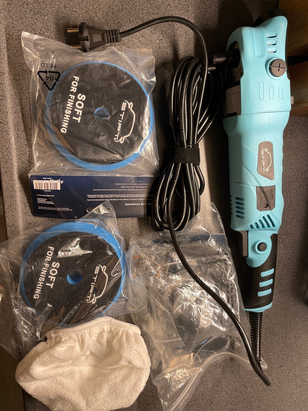 Stipt Polish Point Polijstmachine met accessoires, Ophalen of Verzenden, Zo goed als nieuw, Minder dan 600 watt, Overige typen