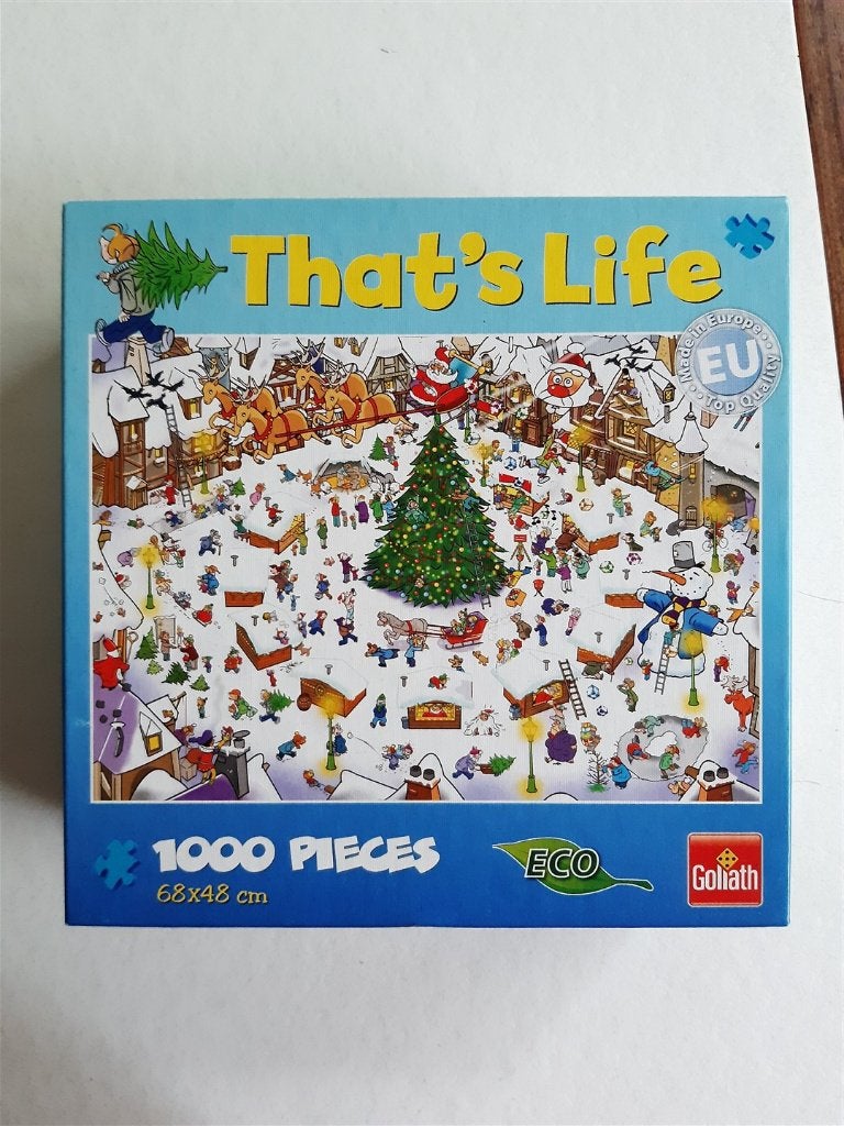 Goliath That's Life nr 71337 Kerst/ Christmas, Ophalen of Verzenden, 500 t/m 1500 stukjes, Zo goed als nieuw, Legpuzzel