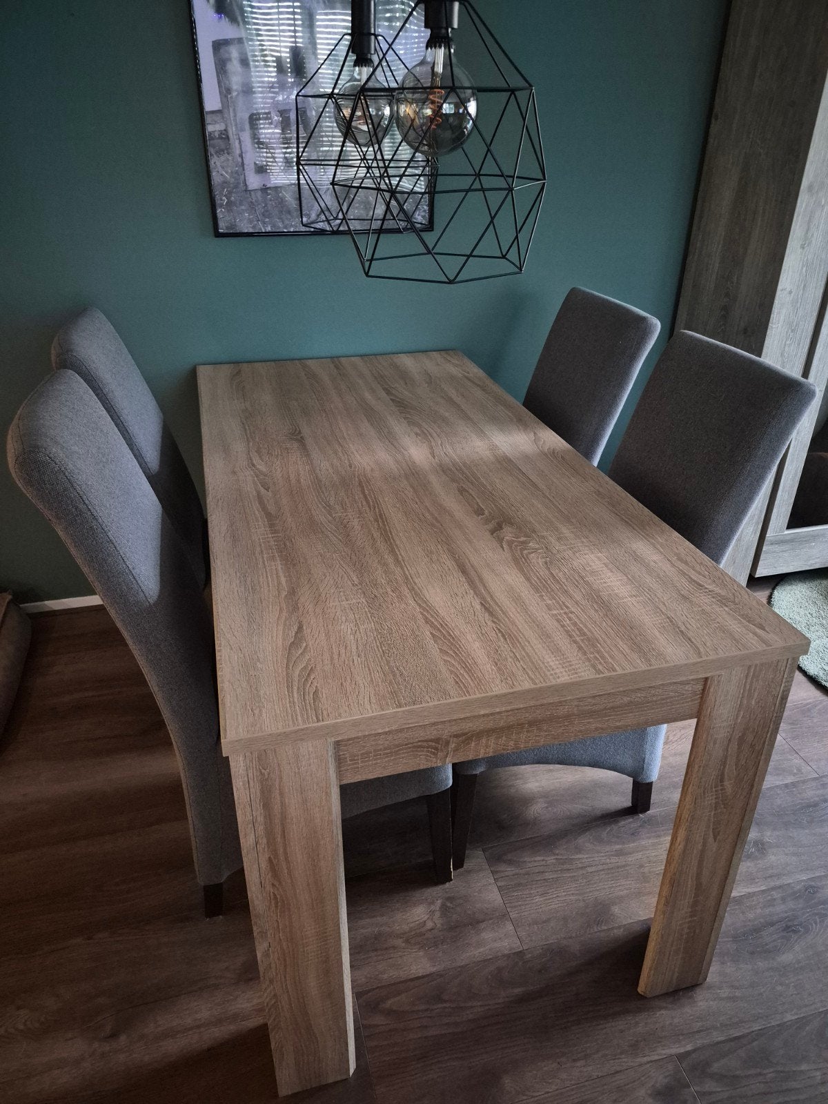 Gratis eettafel (geen beschadigingen) + 6 stoelen, Huis en Inrichting, Ophalen