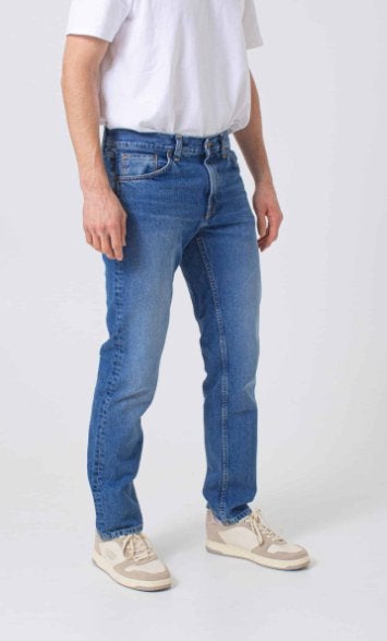 jeans Nudie, Verzenden, Blauw, W32 (confectie 46) of kleiner, Nudie Jeans