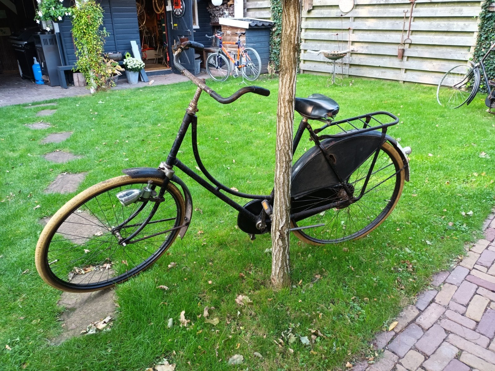 Zeldzame S.G. Brandsma fiets (ca. 1928) - Authentiek, Fietsen en Brommers, Ophalen, Terugtraprem, S.G. Brandsma, Jaren '20 of ouder