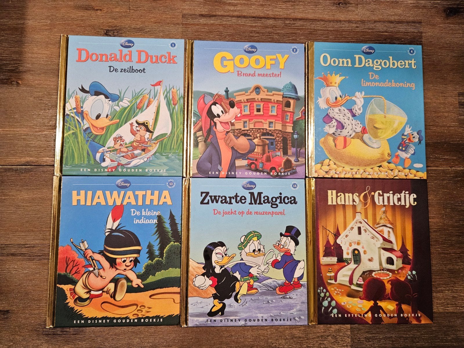 Disney Gouden Boekjes & Efteling Gouden Boekje - 6 stuks, Ophalen of Verzenden, Gelezen, Diverse auteurs