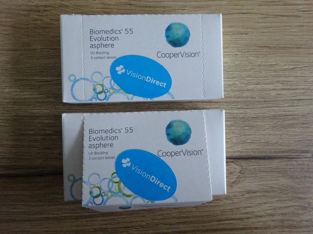 Lenzen Coopervision Biomedics evolution asphere -1.25, Ophalen, Nieuw, Ogen, Overige typen