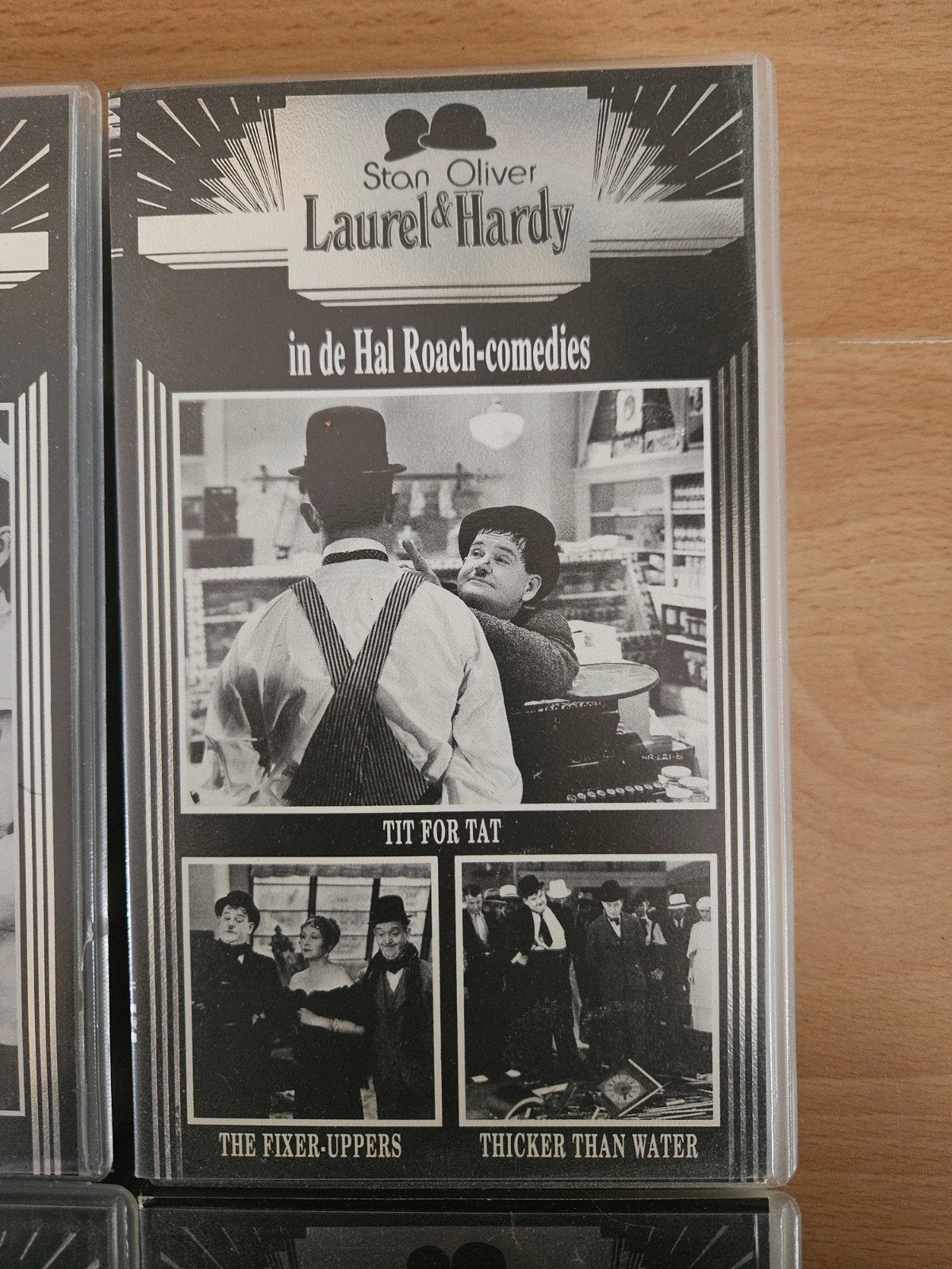 Laurel & Hardy vhs banden, Alle leeftijden, Verzenden, Gebruikt, Komedie