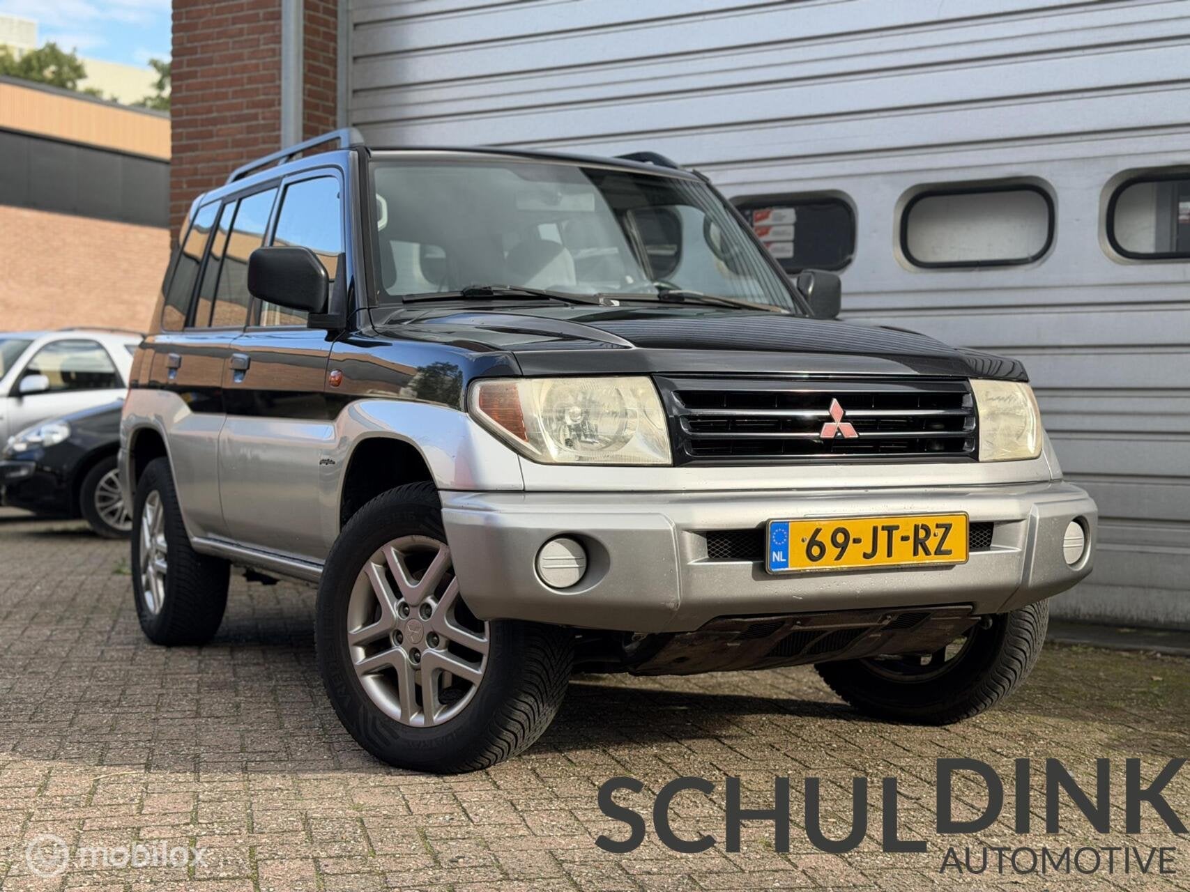 Mitsubishi Pajero Pinin 1.8 MPI GLX Long Body 4X4 TREKHAAK|N, Auto's, Stof, Gebruikt, 4 cilinders, Elektrische ramen