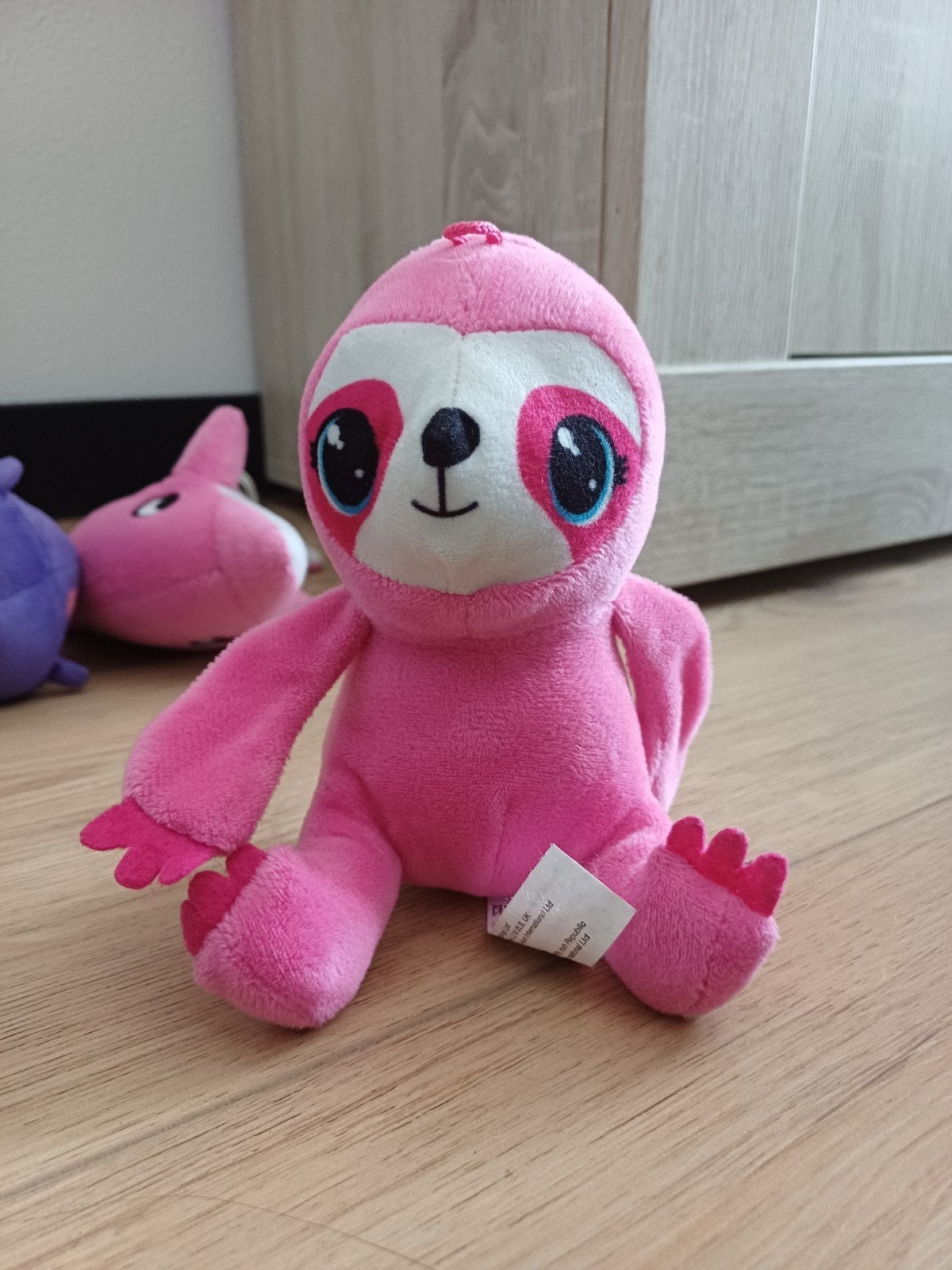 Roze luiaard knuffel, Ophalen of Verzenden, Zo goed als nieuw, Overige typen