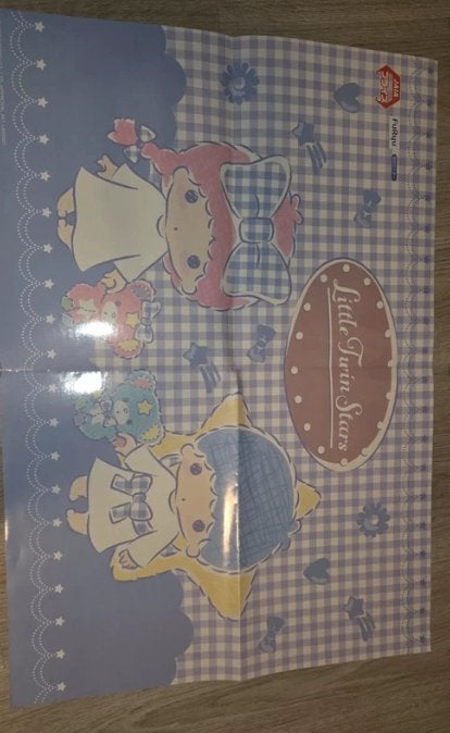 poster little twin stars sanrio, Ophalen of Verzenden, Nieuw
