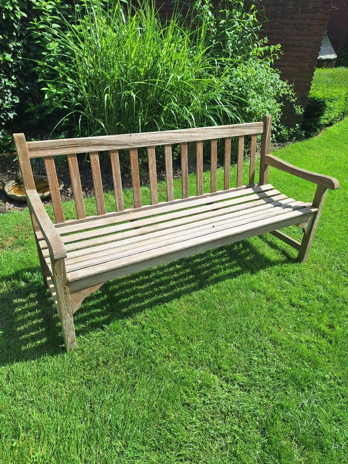 Teakhouten tuinbank van Gloster., Ophalen