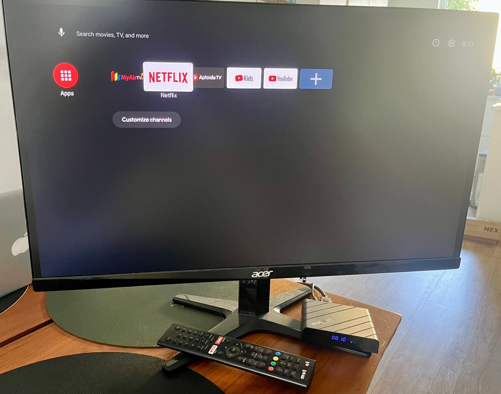 Mut@nt Xtreamz 8K Android TV Box – 4GB RAM / 64GB, Ophalen of Verzenden, Zo goed als nieuw, HDMI, Zonder harde schijf