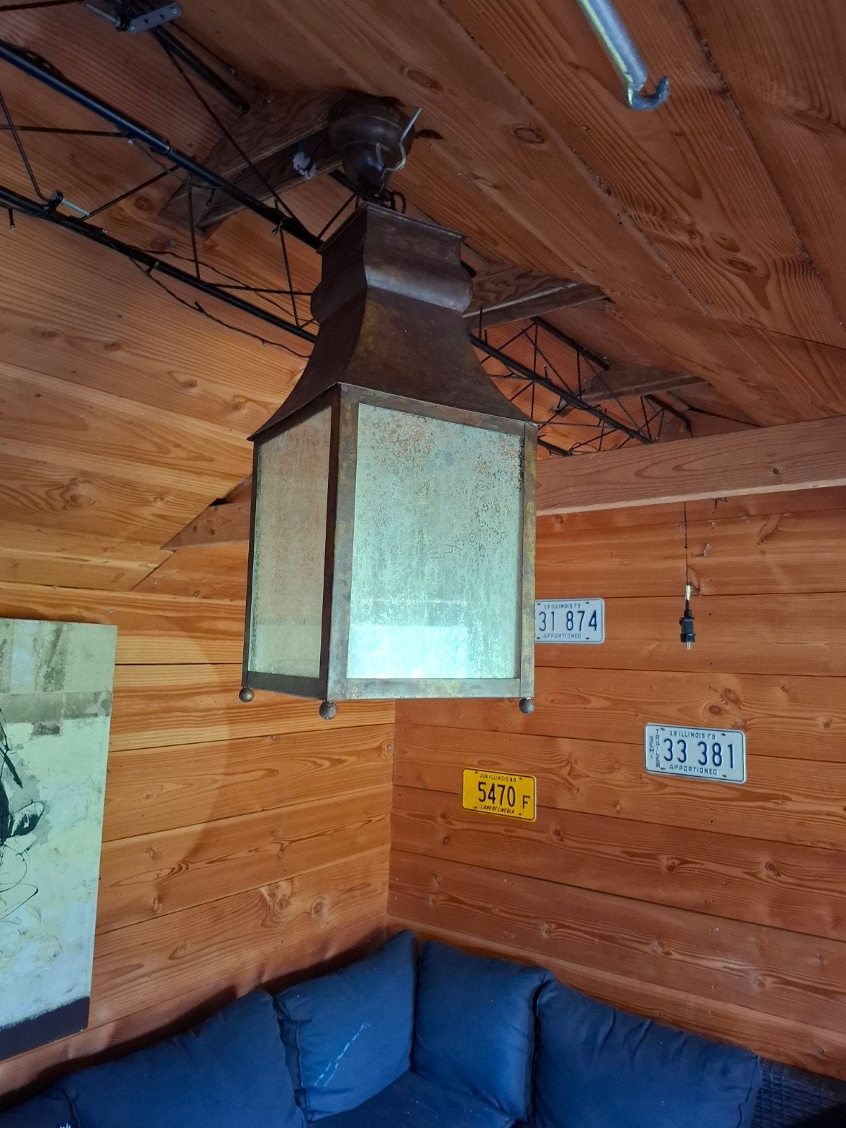 Rustieke hanglamp - Industriële stijl, Ophalen