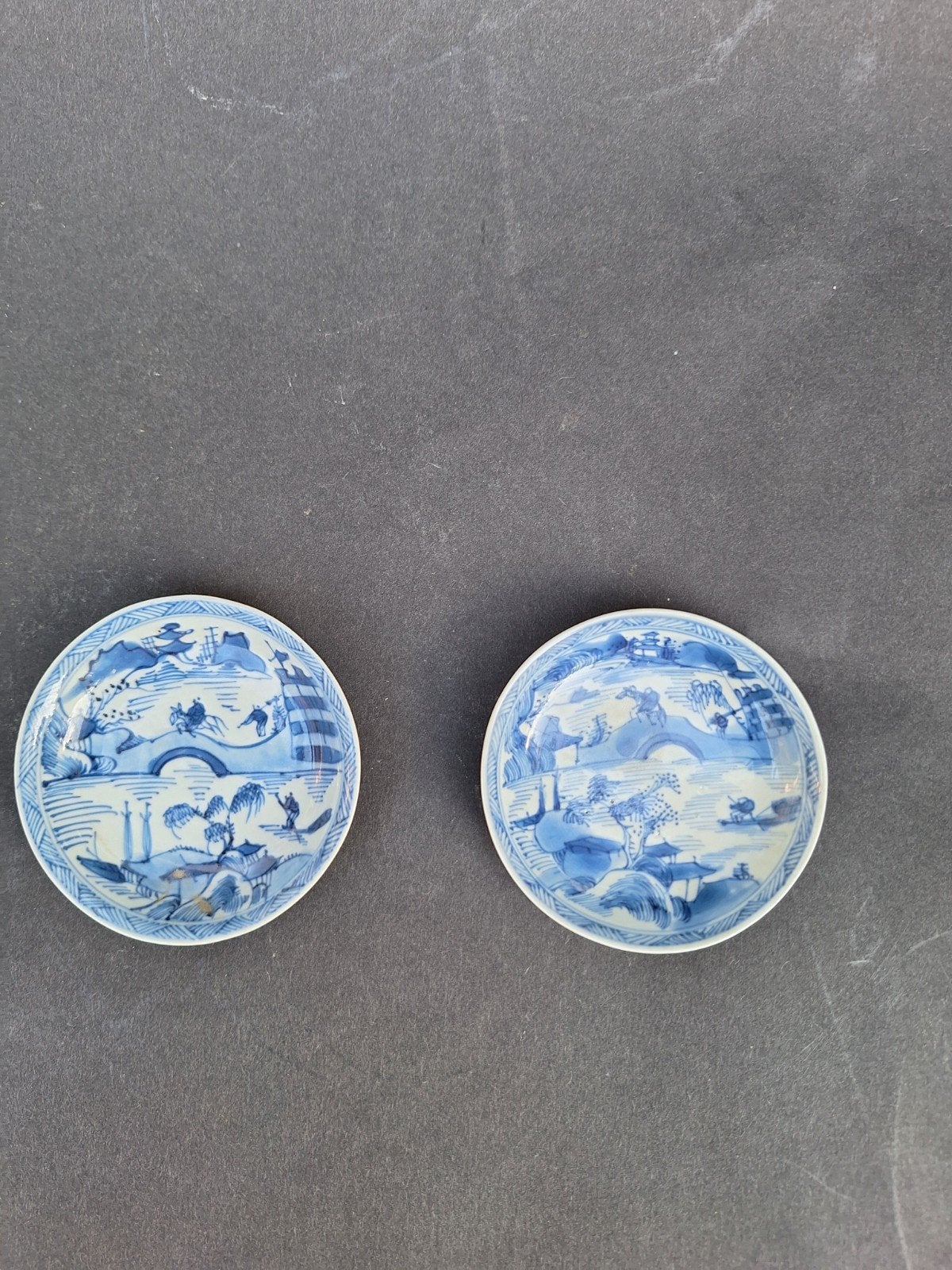 2 x Kangxi schoteltjes vreemd gemerkt, Ophalen of Verzenden