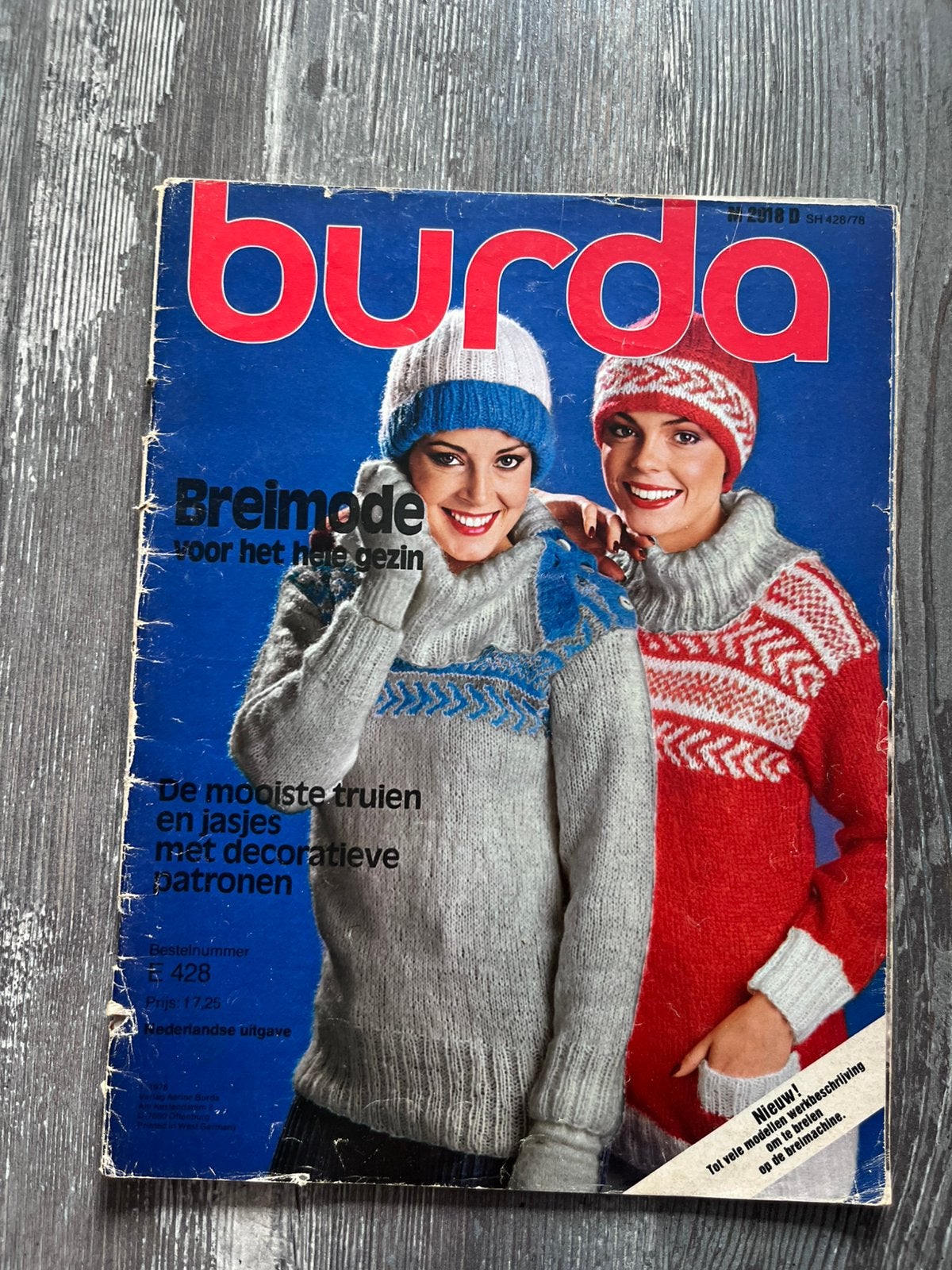Burda breimode voor het hele gezin E 428 (1978), Ophalen of Verzenden, Zo goed als nieuw, Buitenlandse clubs