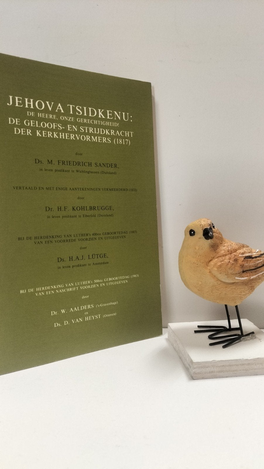 Sander, Ds. M. Friedrich; Jehova Tsidkenu; De Heere onze, Ophalen of Verzenden, Gelezen, Christendom | Protestants
