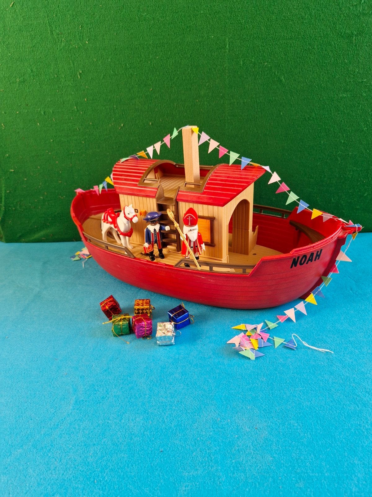 stoomboot van sinterklaas met piet en ozosnel, Ophalen of Verzenden, Nieuw