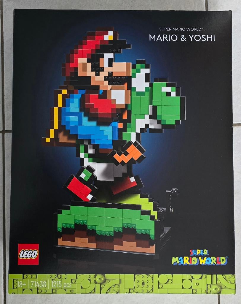 Lego Super Mario World: Mario en Yoshi (71438), Overige thema's, Lego, Nieuw, Ophalen of Verzenden