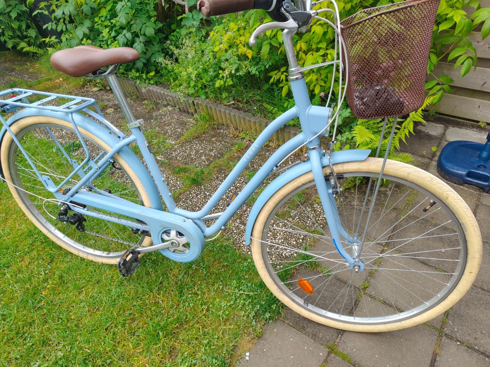 Damesfiets 28inch - Lichtblauw, Fietsen en Brommers, Fietsen | Dames | Damesfietsen, Ophalen, Zo goed als nieuw, Overige merken