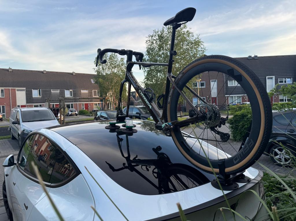 Treefrog PRO 1 Fietsendrager + L1 Voorwielhouder *seasucker, Brede banden, Ophalen of Verzenden, Zo goed als nieuw, Dakdrager