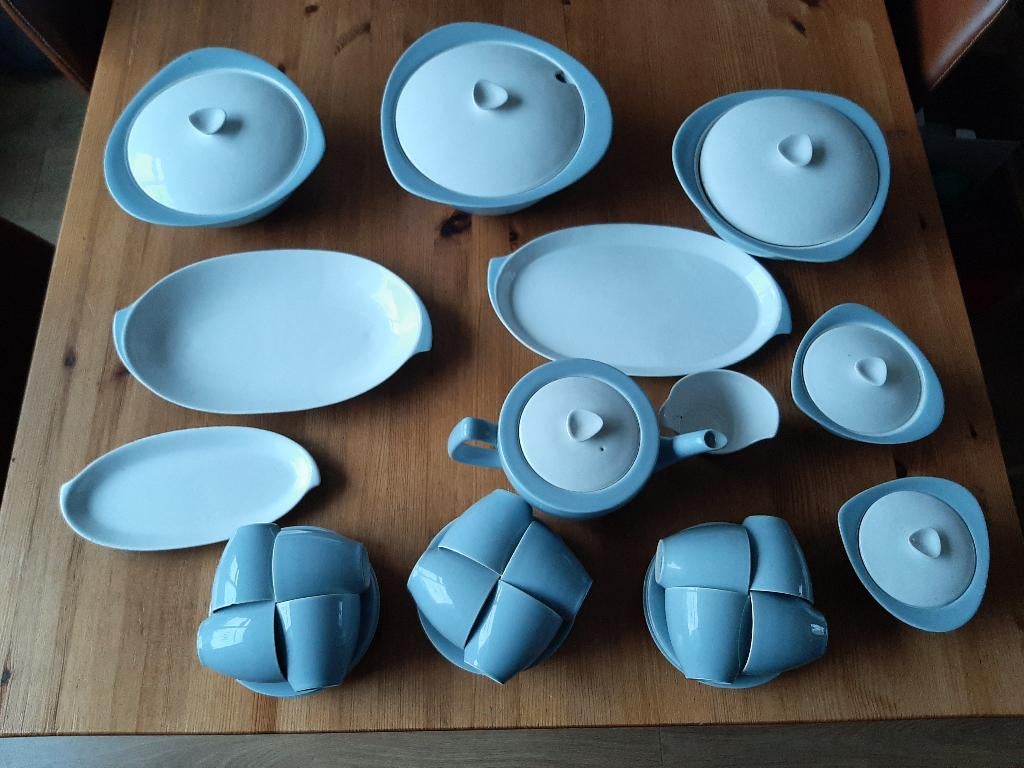 servies kon Plazuid Gouda, Ophalen