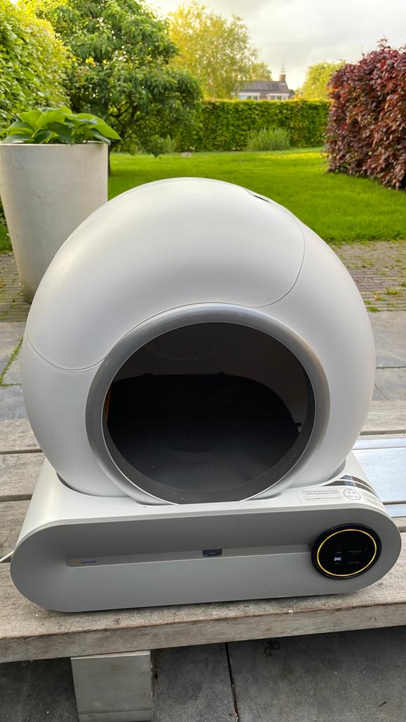 Viervoeter Zelfreinigende Kattenbak - Automatische Kattenbak, Ophalen, Zelfreinigend, Zo goed als nieuw