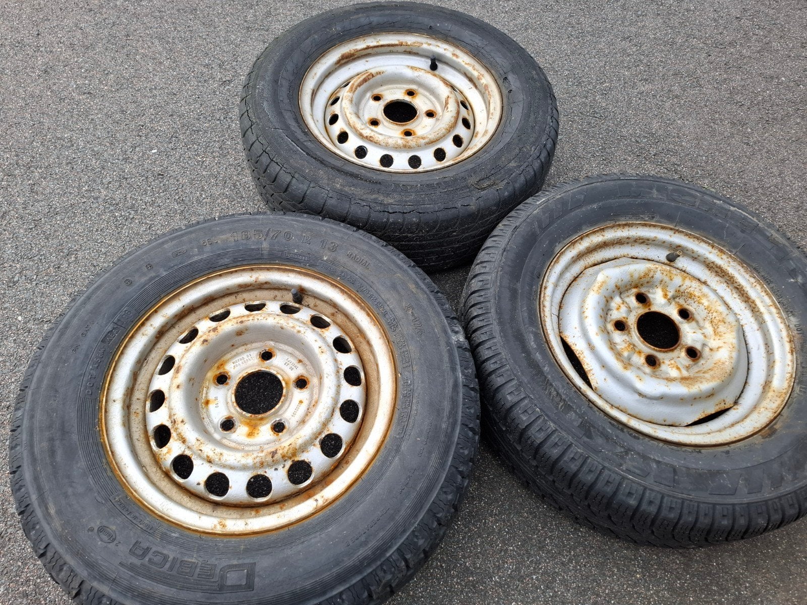 Diverse aanhanger velgen en banden: R13, R10, R12, Ophalen of Verzenden, Gebruikt, Overige automerken