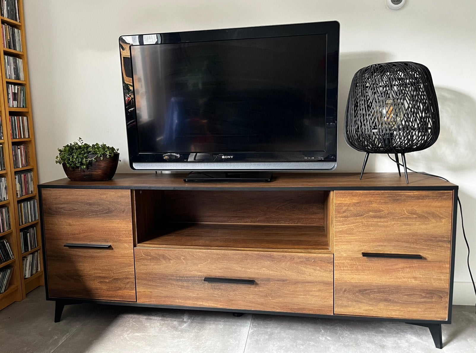 TV meubel, Ophalen, Gebruikt, 25 tot 50 cm, Minder dan 100 cm