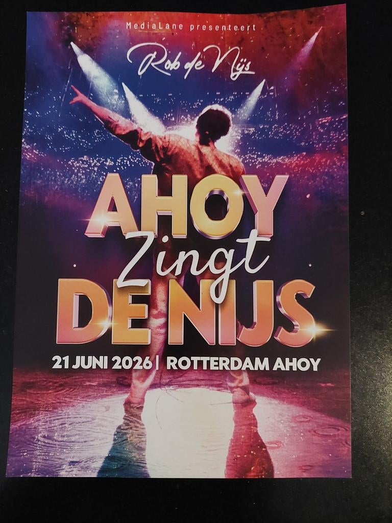 2 kaartjes Ahoy zingt De Nijs, Tickets en Kaartjes, Twee personen, Juni, Pop