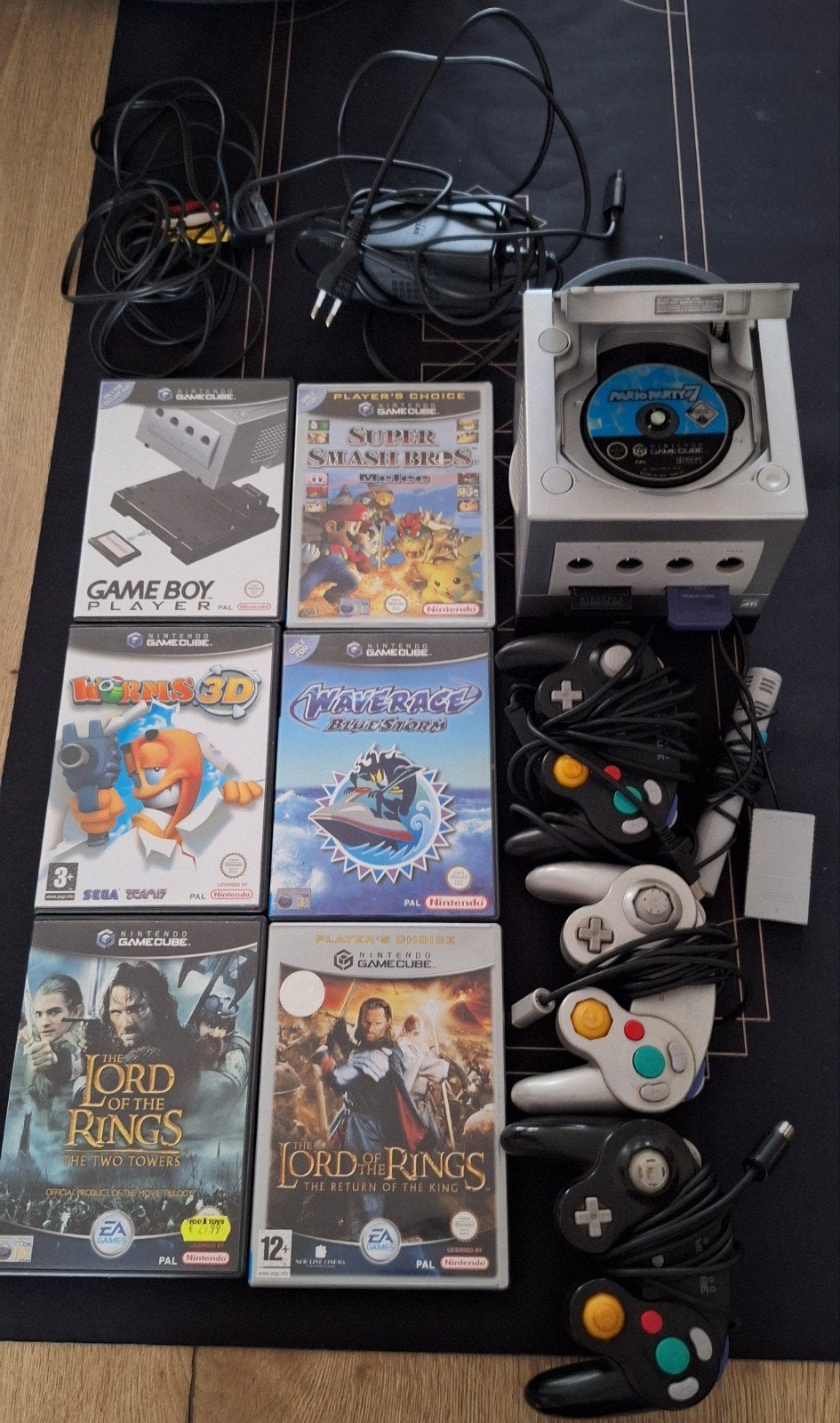 game cube met gameboy player, Spelcomputers en Games, Spelcomputers | Nintendo GameCube, Gebruikt, Ophalen of Verzenden, Met GameBoy player
